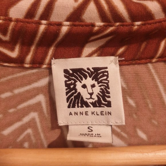 Anne Klein Palm Tree Print Dress in "Pottery" - Picture 5 of 6